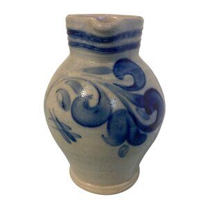 Vintage Pitcher Wine Jug Vase Salt Glazed Stoneware